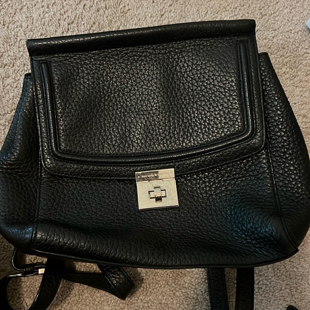 Kate Spade Pebble Leather Backpack with Adjustable Straps